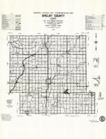 Shelby County General Highway and Transportation Map, Shelby County 1964